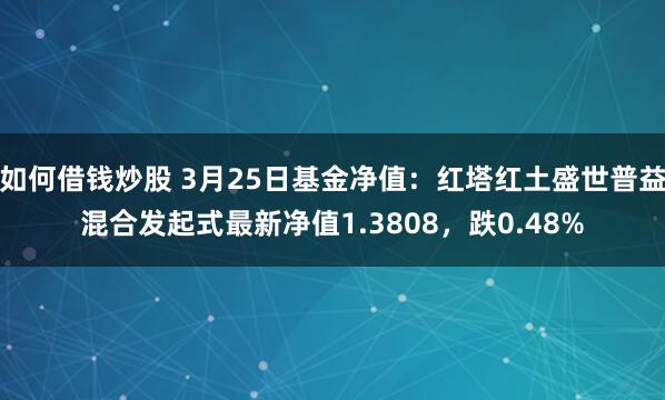 如何借钱炒股 3月25日基金净值：红塔红土盛世普益混合发起式最新净值1.3808，跌0.48%