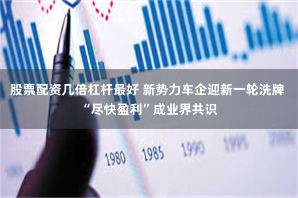 股票配资几倍杠杆最好 新势力车企迎新一轮洗牌 “尽快盈利”成业界共识